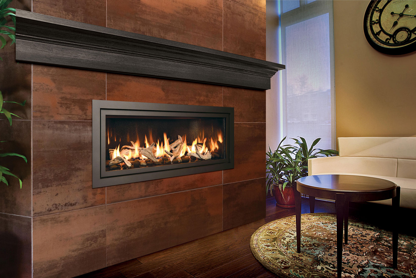 Mendota Fullview Modern Linear ML47 Gas Fireplace Kidd Fireplace